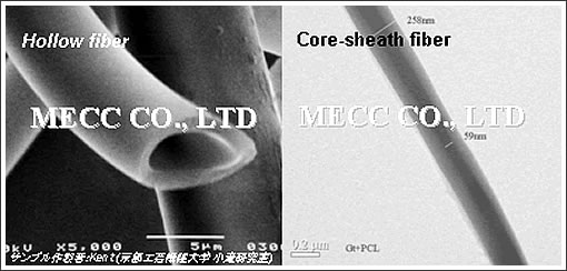 Co-axial Spinneret繊維拡大