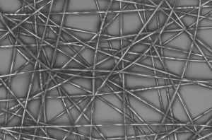 ポリイミドのナノファイバーを紡糸しました