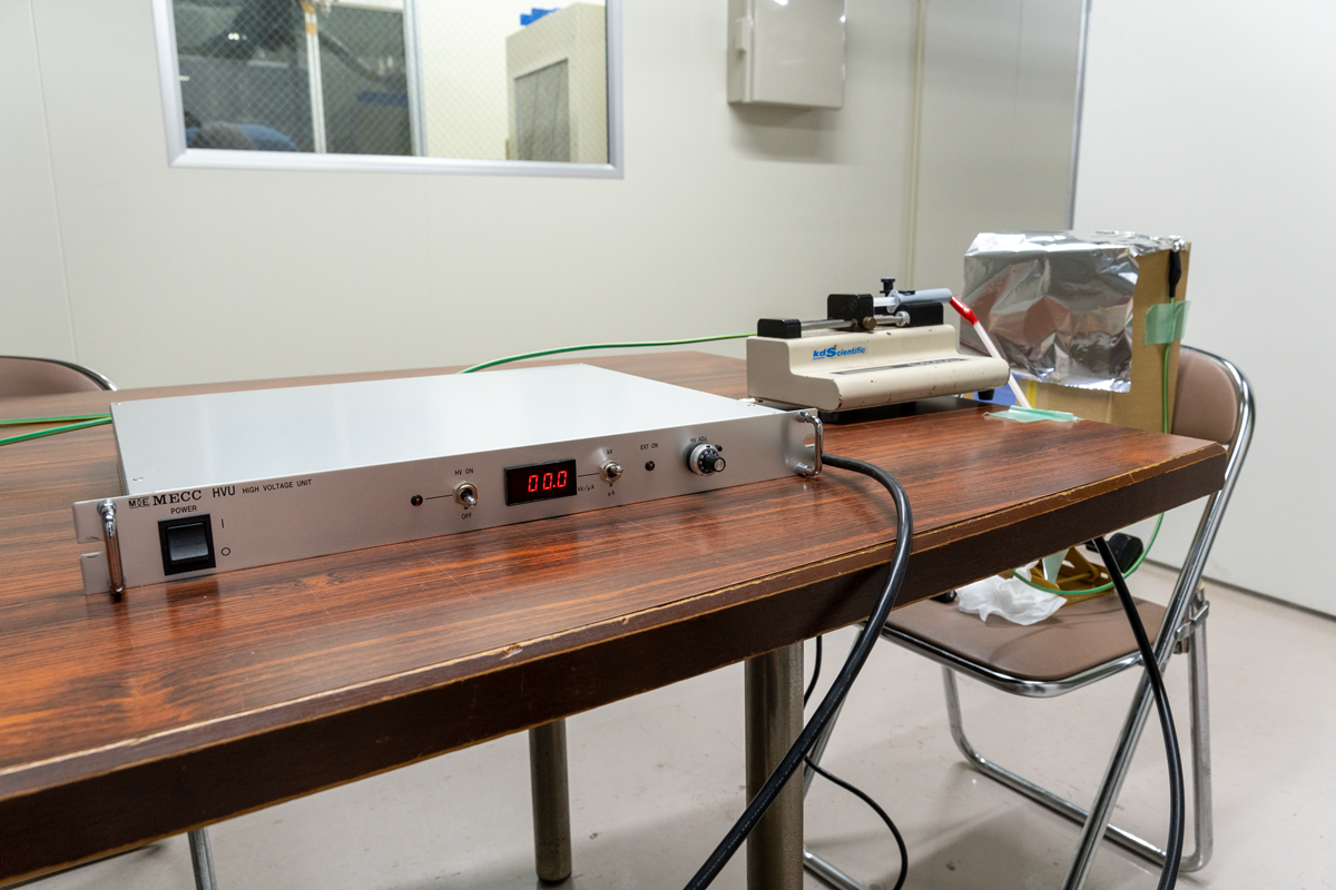 他社製シリンジポンプとの違いを実感！エレクトロスピニングに最適なシリンジポンプ「HSP-101」